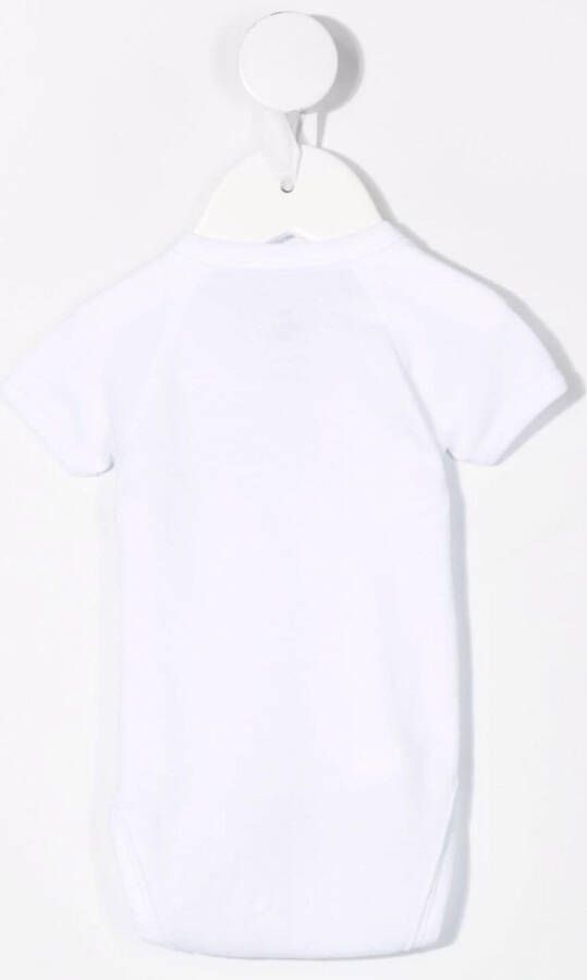 Petit Bateau Body met korte mouwen Wit