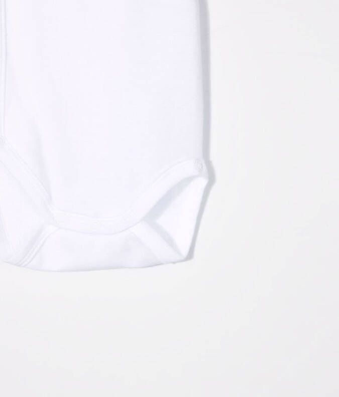Petit Bateau Body met korte mouwen Wit