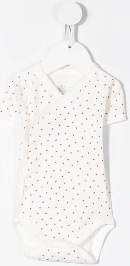 Petit Bateau Body met print Wit