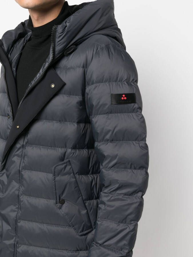 Peuterey Donsjack met capuchon Grijs