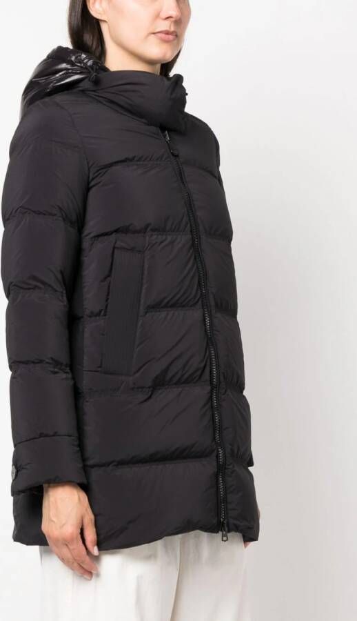 Peuterey Donsjack met logopatch Zwart