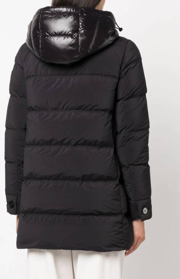 Peuterey Donsjack met logopatch Zwart