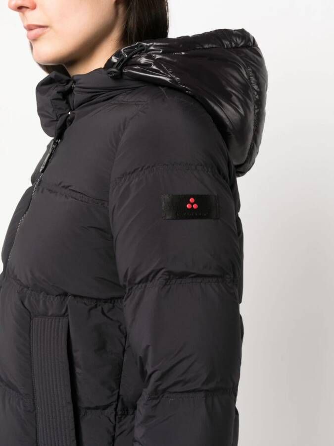 Peuterey Donsjack met logopatch Zwart