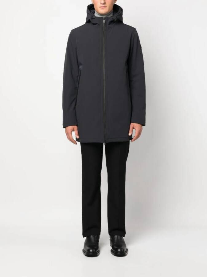 Peuterey Jack met capuchon Blauw