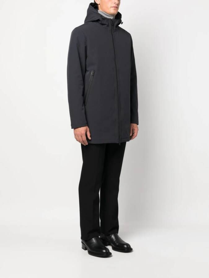 Peuterey Jack met capuchon Blauw