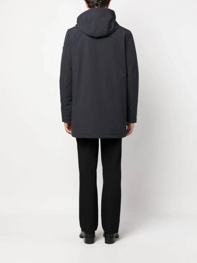 Peuterey Jack met capuchon Blauw