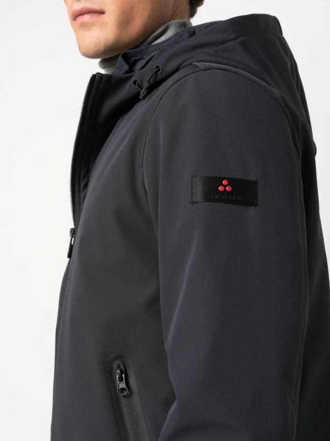 Peuterey Jack met capuchon Blauw