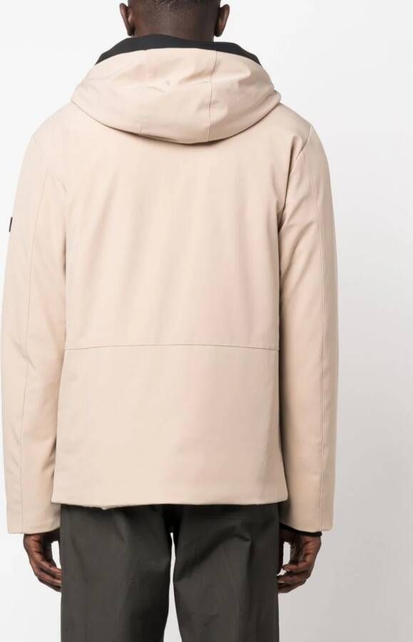 Peuterey Jack met logopatch Beige