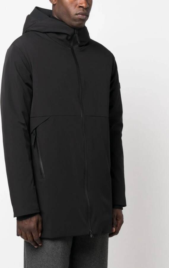 Peuterey Jas met logopatch Zwart