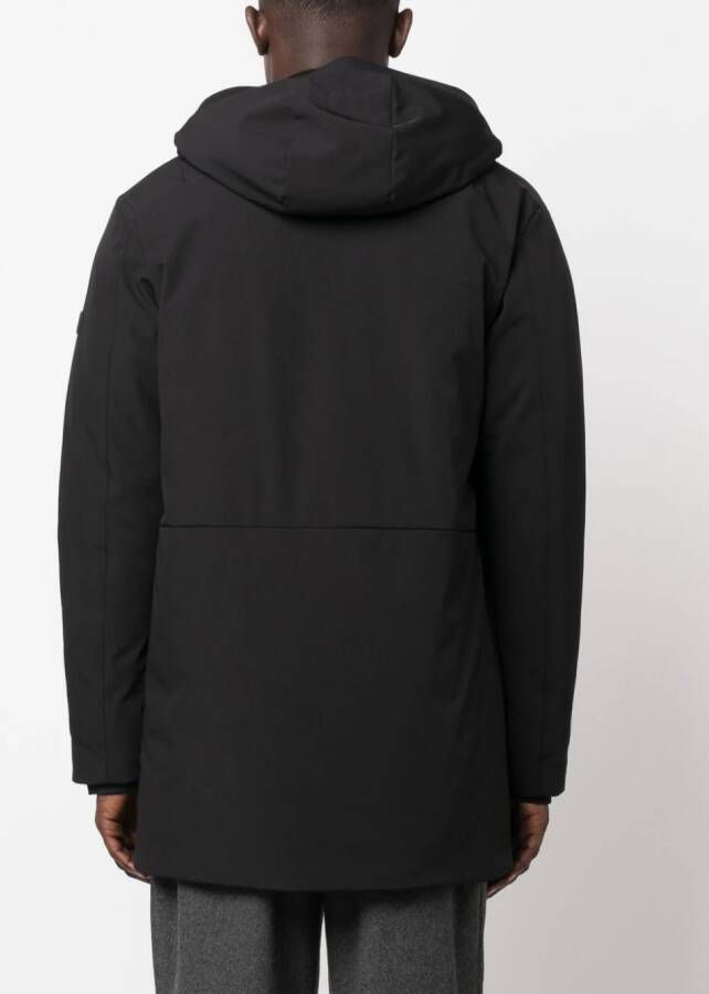 Peuterey Jas met logopatch Zwart