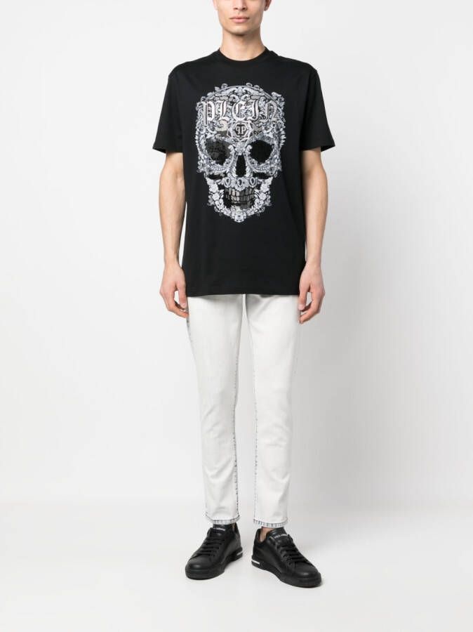 Philipp Plein T-shirt met barokprint Zwart