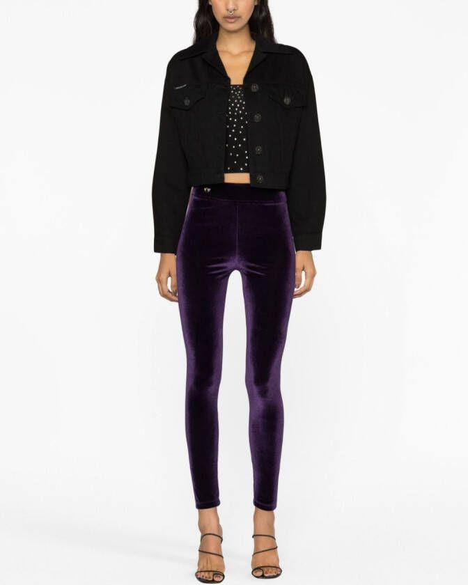 Philipp Plein Legging Paars