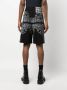 Philipp Plein Bermuda shorts met paisley-print Zwart - Thumbnail 4