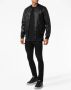 Philipp Plein Leren bomberjack Zwart - Thumbnail 2