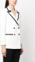 Philipp Plein Blazer met contrasterende afwerking Wit - Thumbnail 3
