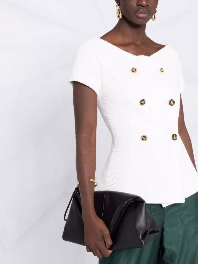 Philipp Plein Blazer met dubbele rij knopen Wit