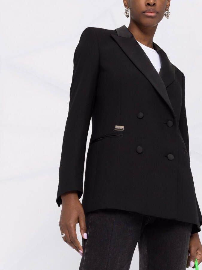 Philipp Plein Blazer met dubbele rij knopen Zwart
