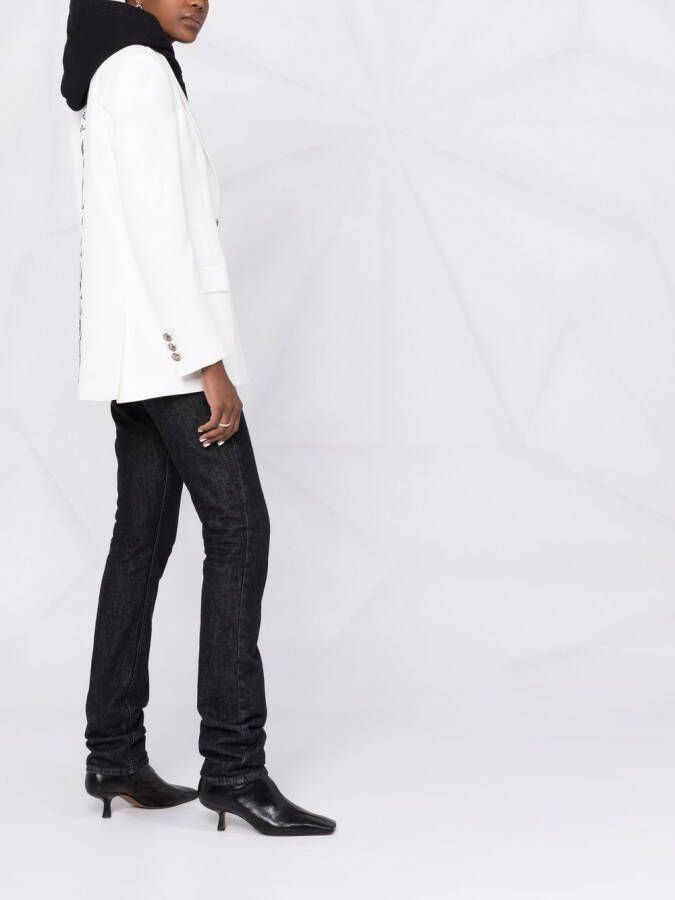 Philipp Plein Blazer met enkele rij knopen Wit