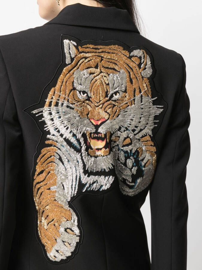 Philipp Plein Blazer met enkele rij knopen Zwart