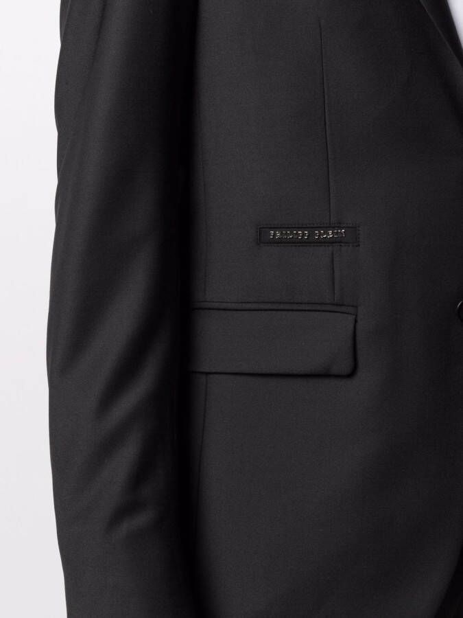 Philipp Plein Blazer met enkele rij knopen Zwart