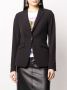 Philipp Plein Blazer verfraaid met kristallen doodskop Zwart - Thumbnail 4