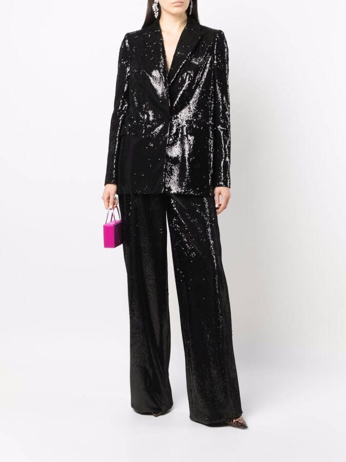 Philipp Plein Blazer verfraaid met pailletten Zwart