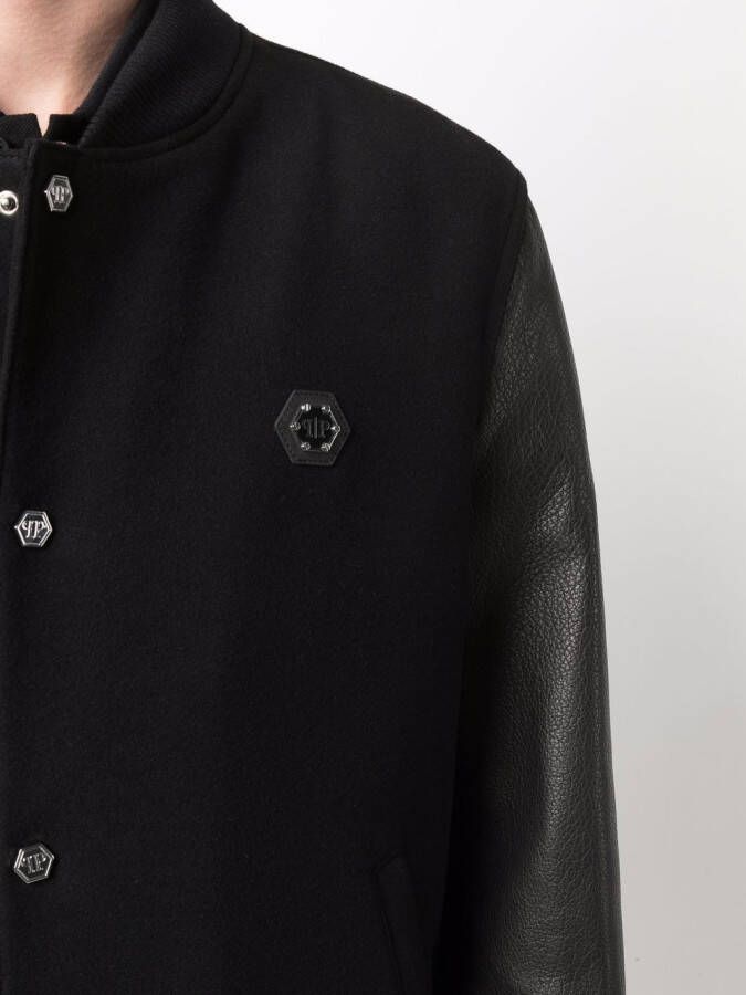 Philipp Plein Bomberjack met lange mouwen Zwart