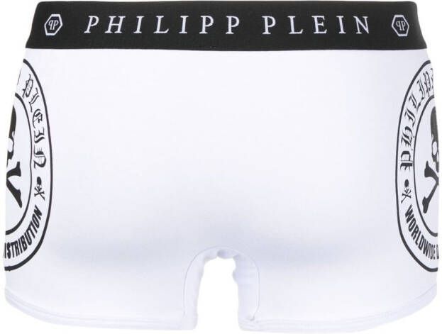 Philipp Plein Boxershorts met logoband Wit
