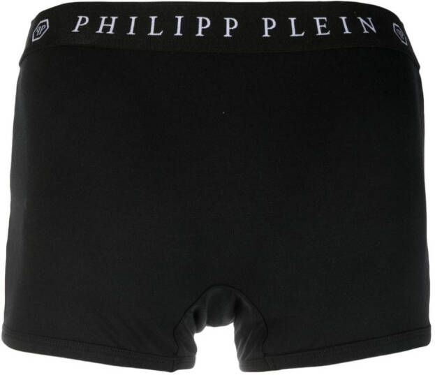 Philipp Plein Boxershorts met logoband Zwart