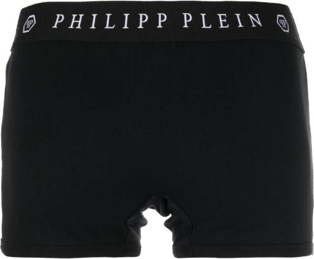 Philipp Plein Boxershorts met logoband Zwart