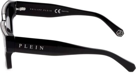 Philipp Plein Brave zonnebril met vierkant montuur Grijs