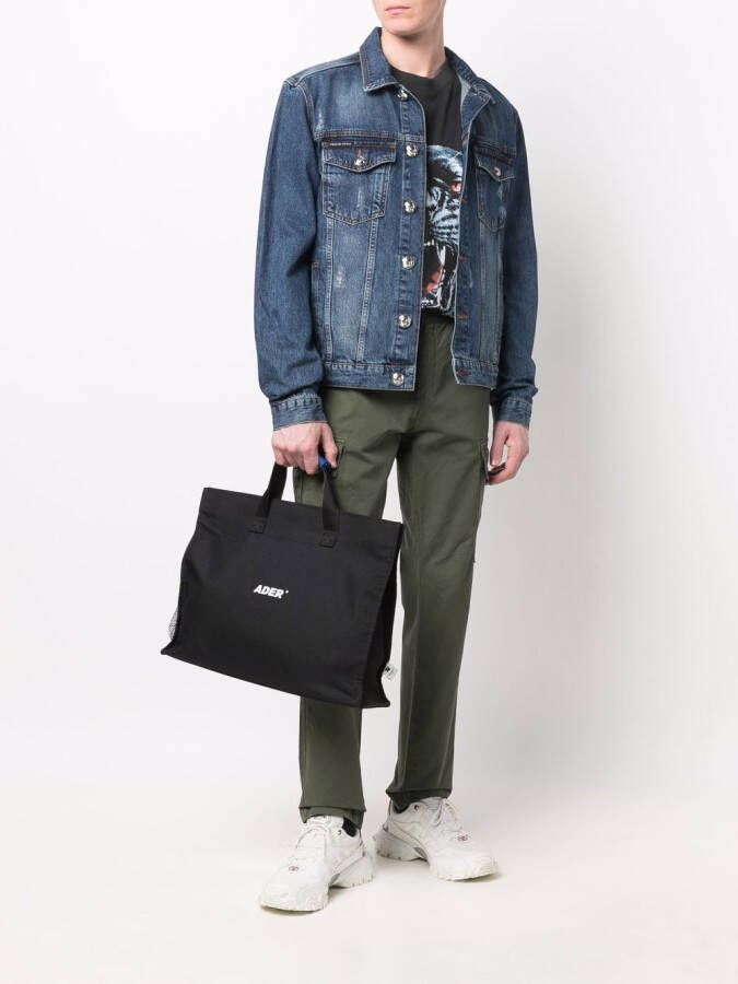 Philipp Plein Straight cargo broek Groen