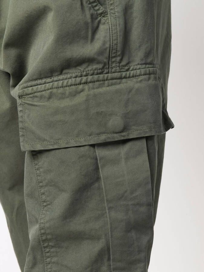 Philipp Plein Straight cargo broek Groen