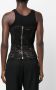 Philipp Plein Bustier top met detail van kant Zwart - Thumbnail 4
