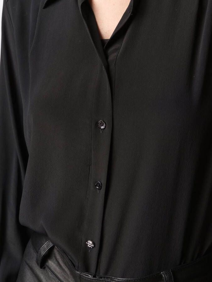 Philipp Plein Button-down blouse Zwart