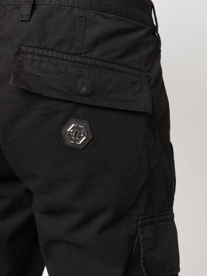 Philipp Plein Cargo broek Zwart