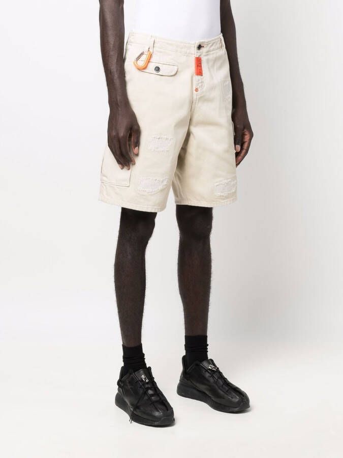 Philipp Plein Cargo shorts Beige
