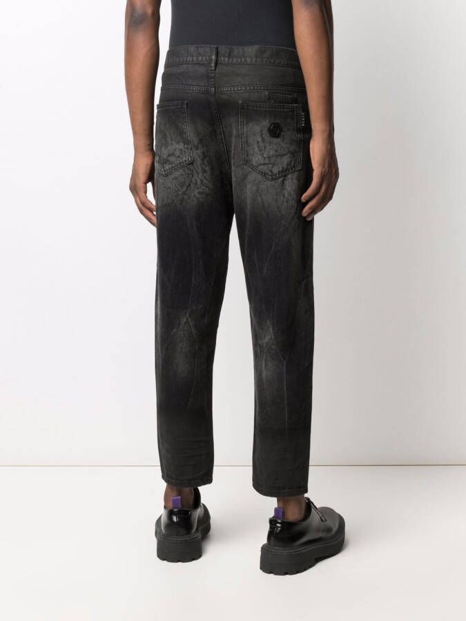 Philipp Plein Carrot jeans Zwart