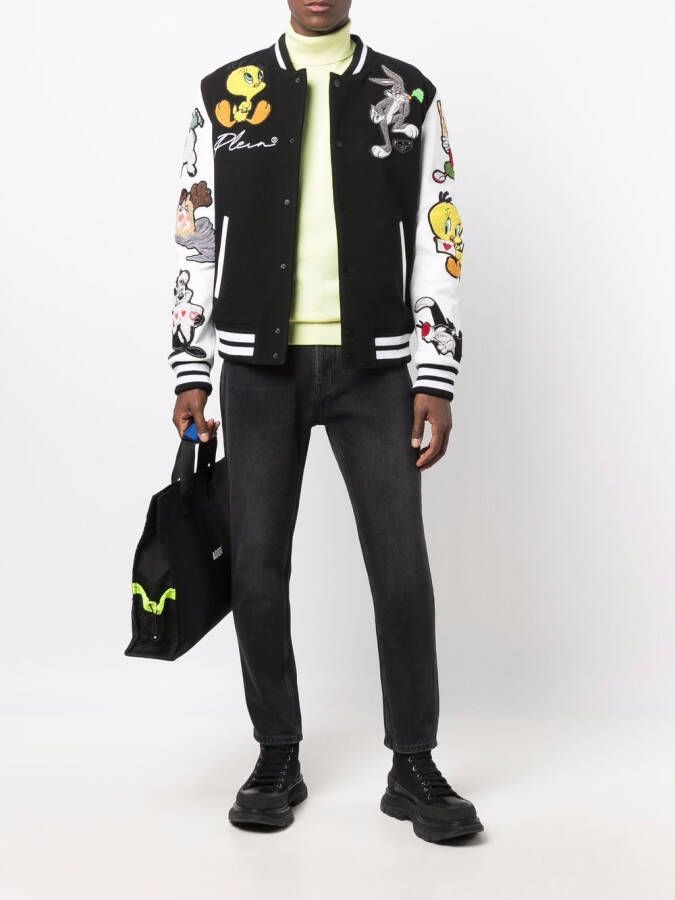 Philipp Plein Carrot jeans Zwart