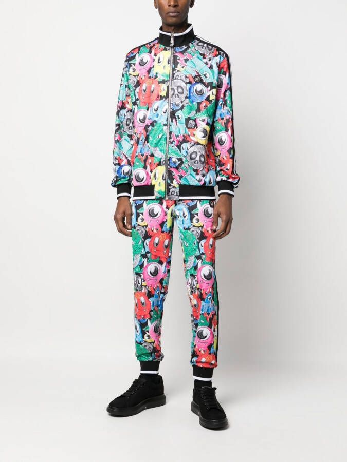 Philipp Plein Trainingspak met print Zwart
