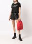 Philipp Plein Cropped T-shirt Zwart - Thumbnail 2