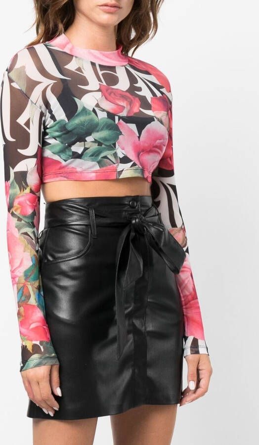 Philipp Plein Cropped top Roze