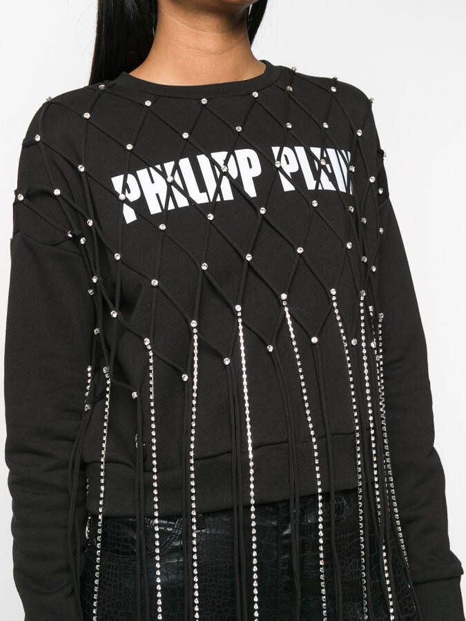 Philipp Plein Cropped top Zwart