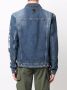 Philipp Plein Denim jack Blauw - Thumbnail 4