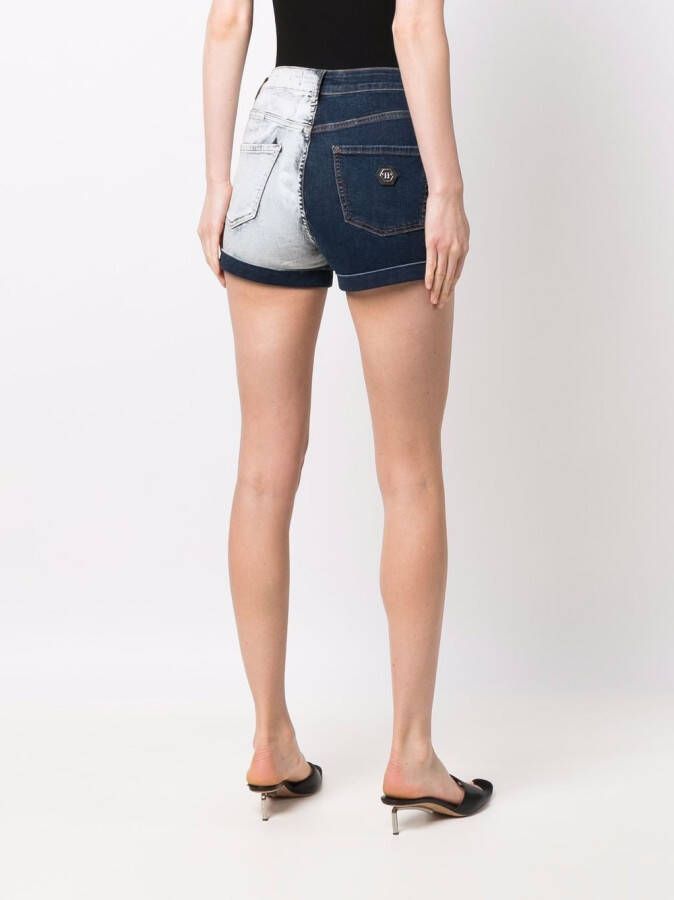 Philipp Plein Denim shorts Blauw