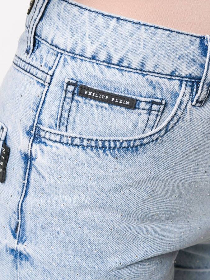 Philipp Plein Denim shorts Blauw