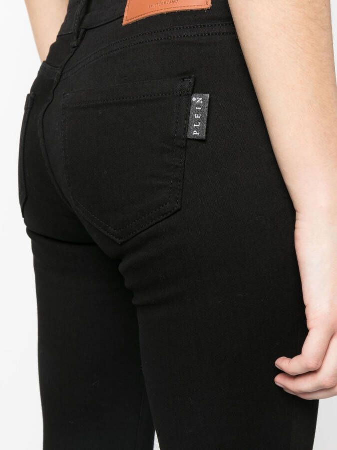 Philipp Plein Denim jegging Zwart