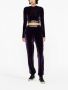 Philipp Plein Fluwelen top Paars - Thumbnail 2