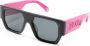 Philipp Plein Eyewear Zonnebril met rechthoekig montuur Zwart - Thumbnail 2