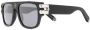 Philipp Plein Eyewear Zonnebril met vierkant montuur Zwart - Thumbnail 2